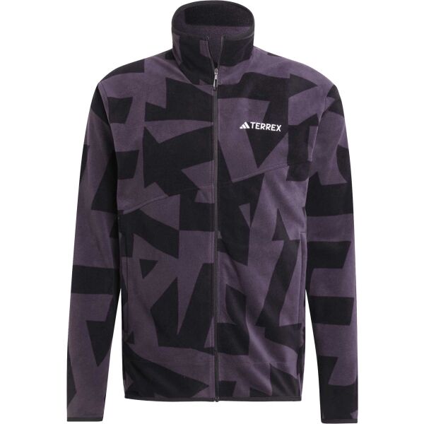 adidas TERREX MULTI PRINTED FULL-ZIP FLEECE Pánská Outdoorová bunda