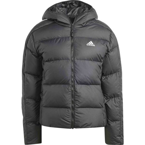 adidas ESSENTIALS 3-STRIPES MID DOWN HOODED Dámská bunda