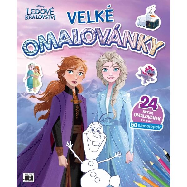 Disney VELKÉ OMALOVÁNKY LEDOVÉ KRÁLOVSTVÍ Omalovánky