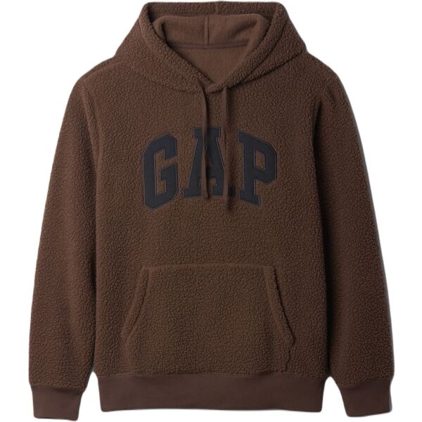 GAP V-FRCH LOGO TEDDY SHERPA Pánská mikina