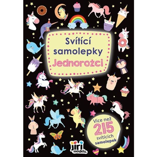 JIRI MODELS JEDNOROŽCI Svítící samolepky