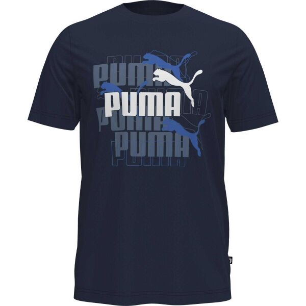 Puma GRAPHICS MULTIPLE LOGO TEE Pánské triko