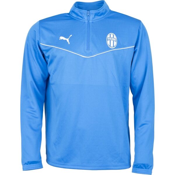 Puma TEAMRISE 1/4 ZIP TOP JR FK MLADÁ BOLESLAV Chlapecká mikina