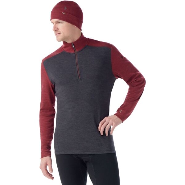 Smartwool CLASSIC THERMAL MERINO BL 1/4 ZIP Pánské termo triko