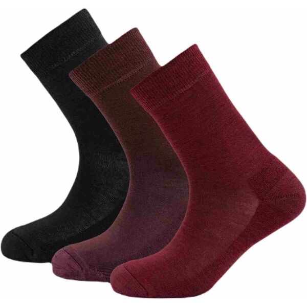 Devold DAILY MERINO MEDIUM SOCK 3PK Dámské vlněné ponožky