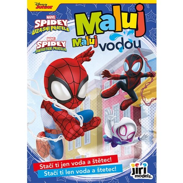 SPIDEY MALUJ VODOU A5 SPIDEY Omalovánky