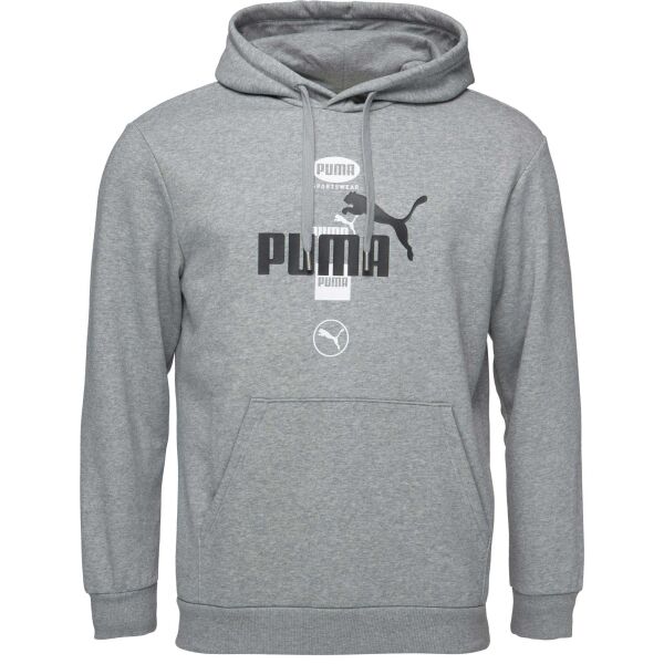 Puma POWER GRAPHICS HOODIE FLEECE Pánská mikina